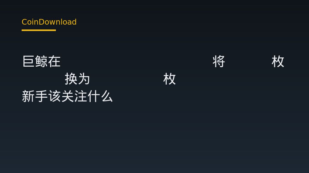 巨鲸在 Hyperliquid 将 410 枚 BTC 换为 14341 枚 ETH 新手该关注什么